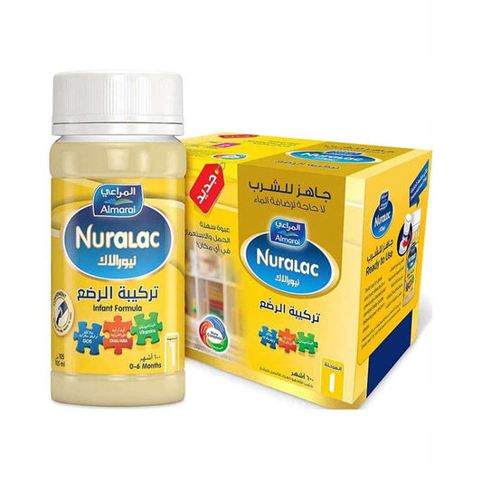 نيورالاك حليب أطفال رقم 1 من 0 حتى 6 شهور 105 مل ( 6 قطعة )