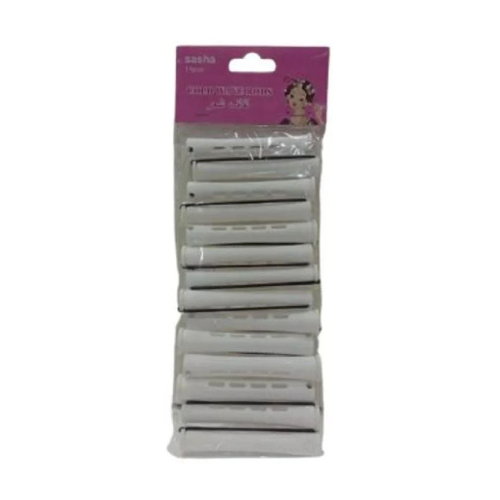 ساشا لفافات شعر بلاستيكية متوسطة الحجم 12 قطعة |  صيدلية.كوم.