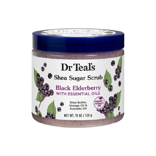 Dr.Teals Body Scrub With Sugar, Shea, And Blackberry 538 Gm