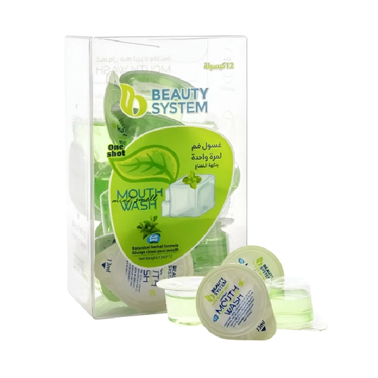 بيوتي سيستم غسول فم كبسولات بنكهة النعناع 12 قطعة × 13 مل