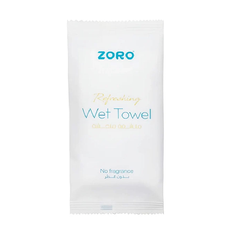 ZORO Unscented Refreshing Wet Towels 25 × 25 cm – 10 Pieces