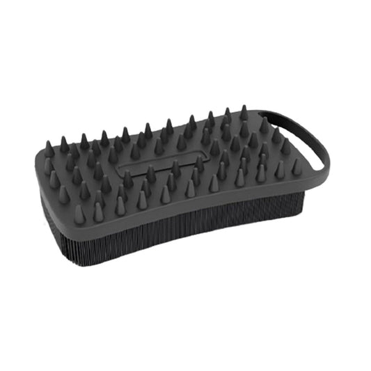 Mella Pure Silicone Bath Brush Black