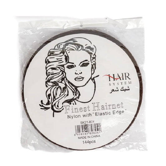 هير سيستم شبك شعر بني 144 قطعة