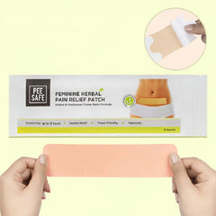 Pee Safe Pain Relief Patches for Menstrual Pain 5 Herbal Patches Lasting up to 12 Hours