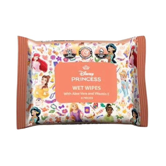 ديزني مناديل مبللة للأطفال برنسيس 8 × 8 قطعة