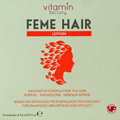 Vitamin Factory Femi Hair Lotion Ampoules for Hair 15 ampoules x 3.5 ml