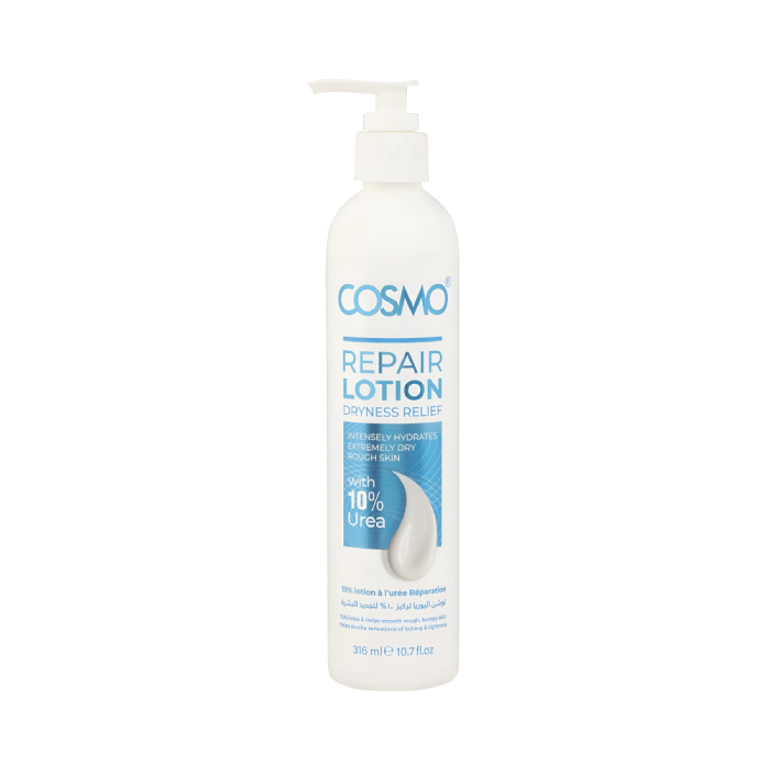 Cosmo Body Lotion with 10% Urea for Moisturizing and Repairing Dry Skin 316 ml