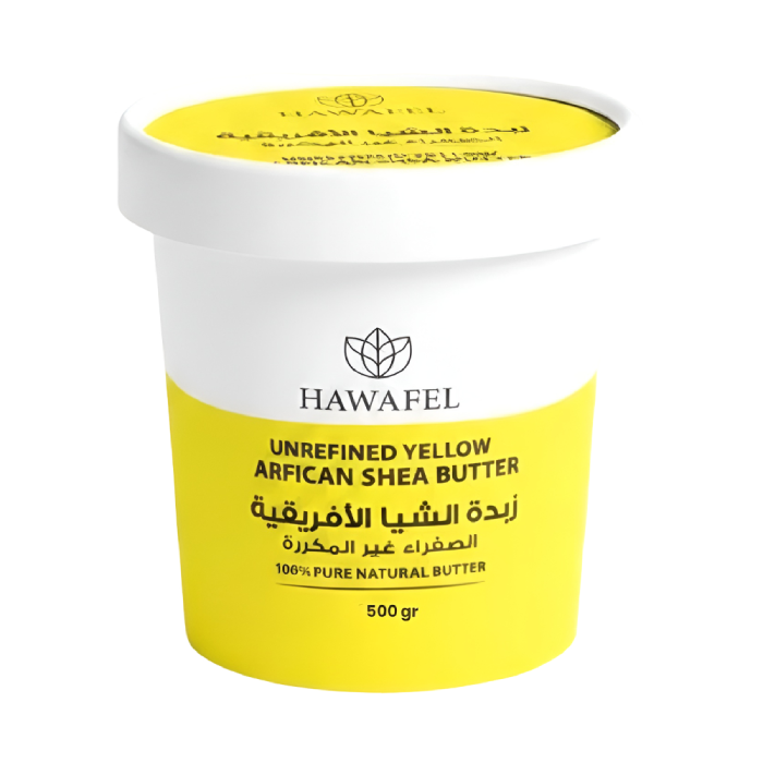 Hawafil Unrefined Yellow Shea Butter 500 Gm