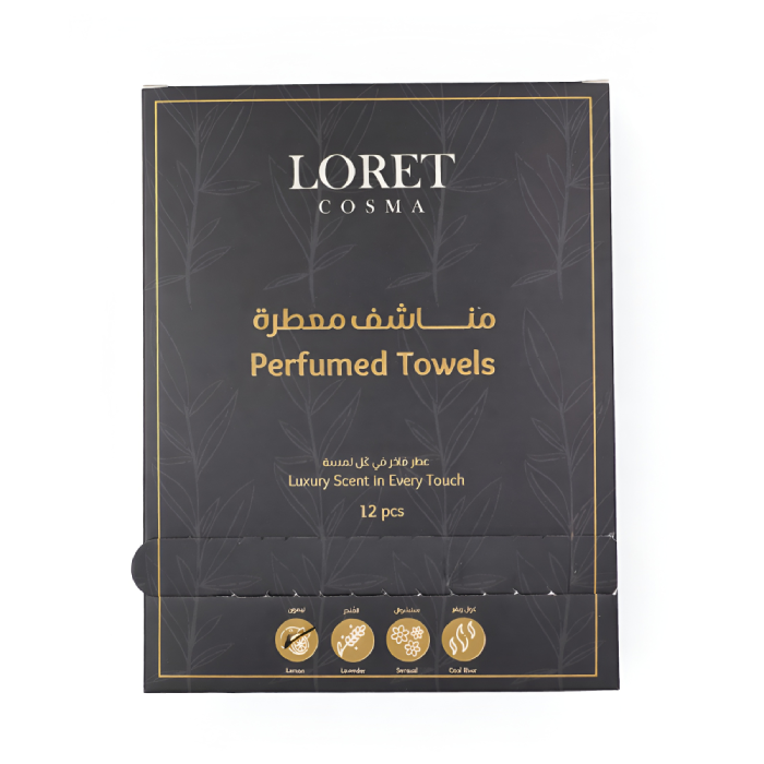 Loret Scented Towels 12 Pieces