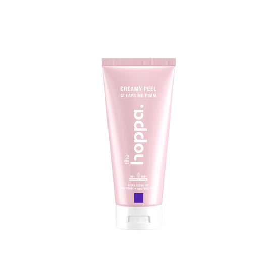 Foaming face wash for cleansing and exfoliating skin from The Hoppa 200 ml