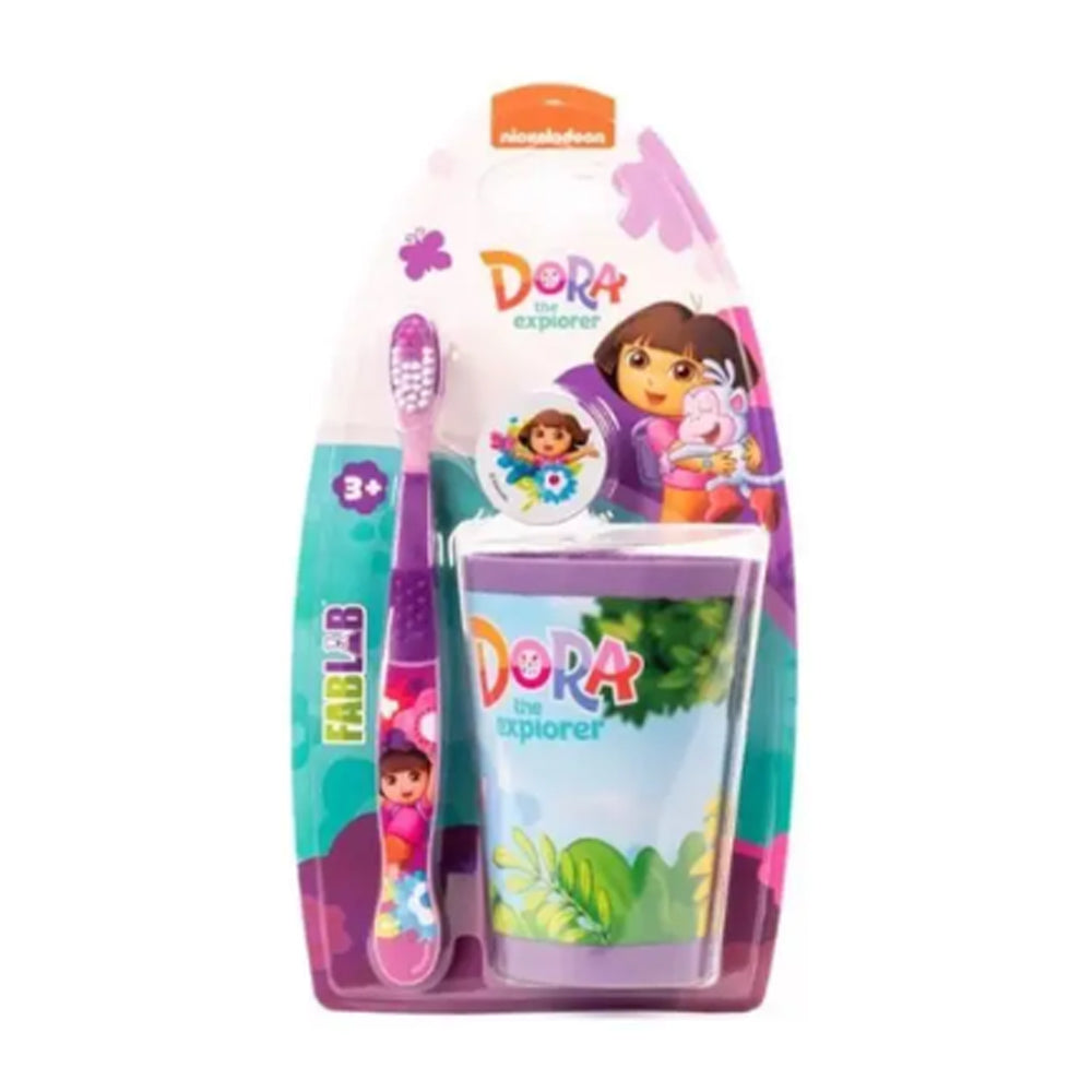 فرشاة أسنان ناعمة مع غطاء وكوب دورا من نيكلودين |  صيدلية.كوم.