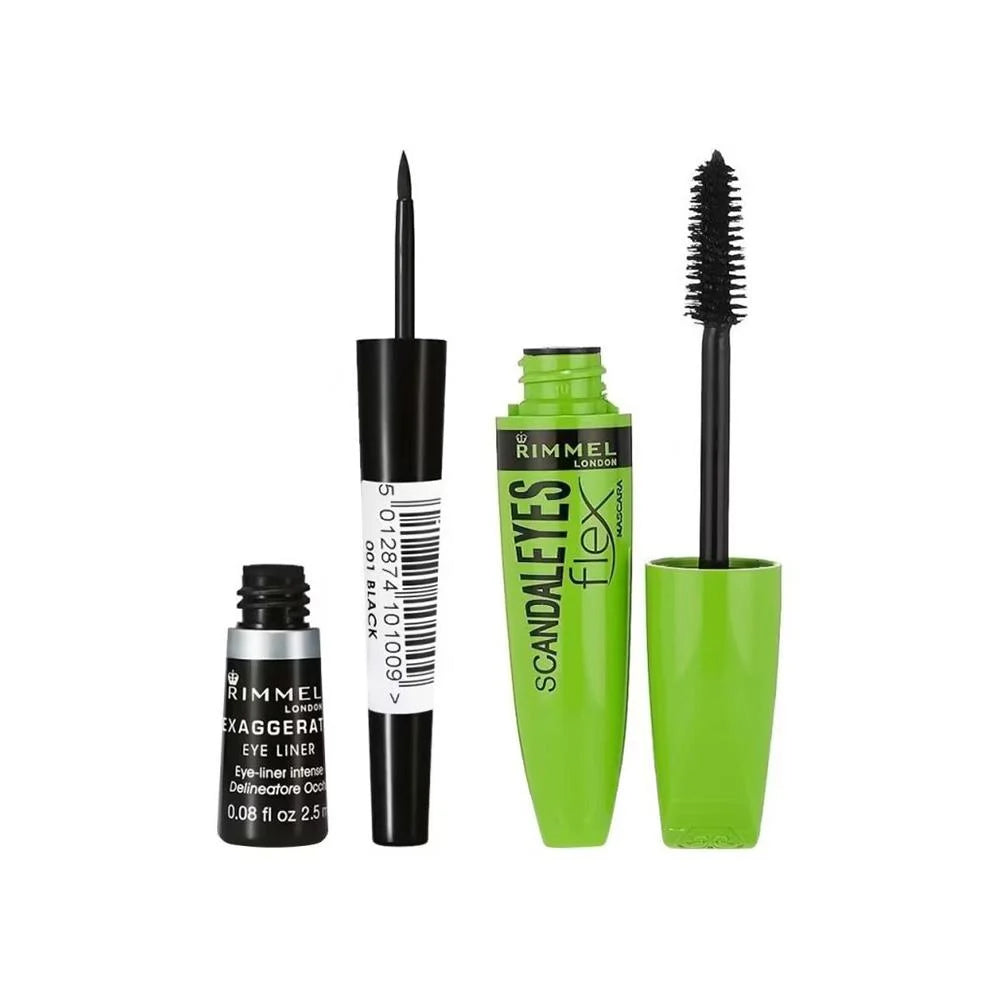 مجموعة سكاندال آيز فليكس ماسكارا و محدد عيون سائل من ريميل لندن |  صيدلية.كوم.
