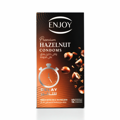 Enjoy Condoms Premium Delay Hazelnut 12 Pieces