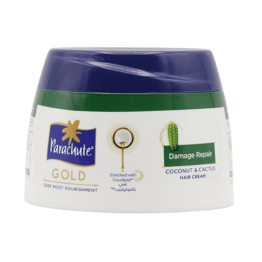 Gold Hair Cream for Damaged Hair by Parachute 210 ml