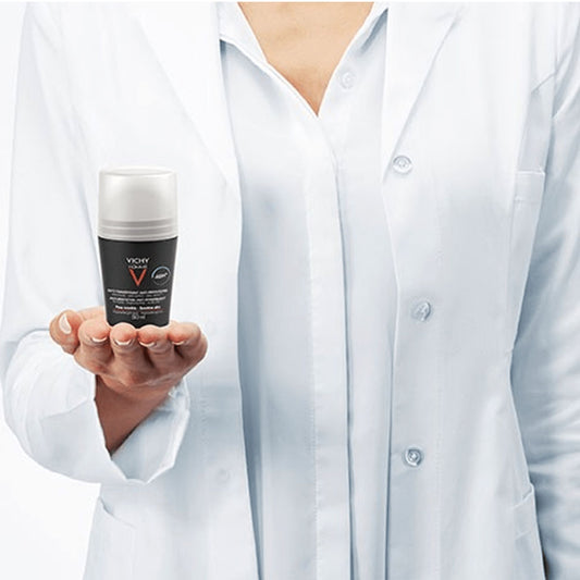 Vichy Roll On 48Hr Antiperspirant Deodorant for Men 50 ml