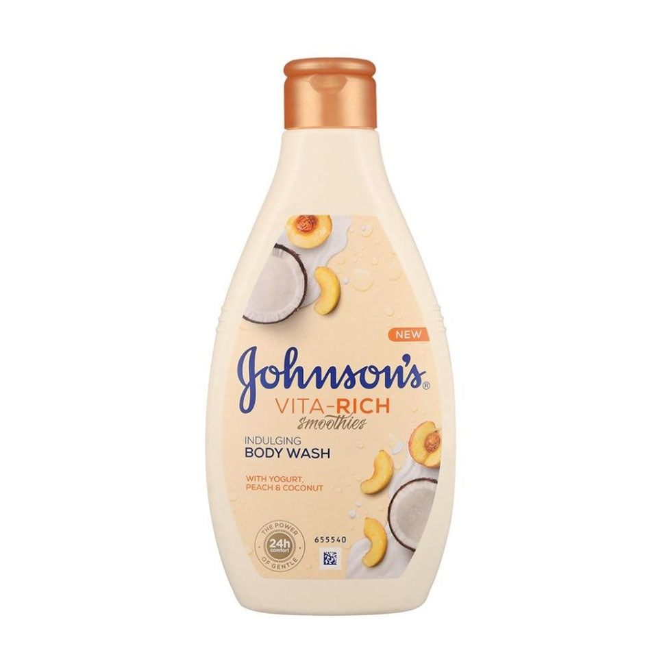 فيتا ريتش سائل استحمام للجسم بخلاصة الخوخ وجوز الهند 750مل من جونسون |  صيدلية.كوم.