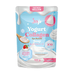 Joji Secret Young Silky Web Bubble Soap Bar with Yogurt and Collagen 100g