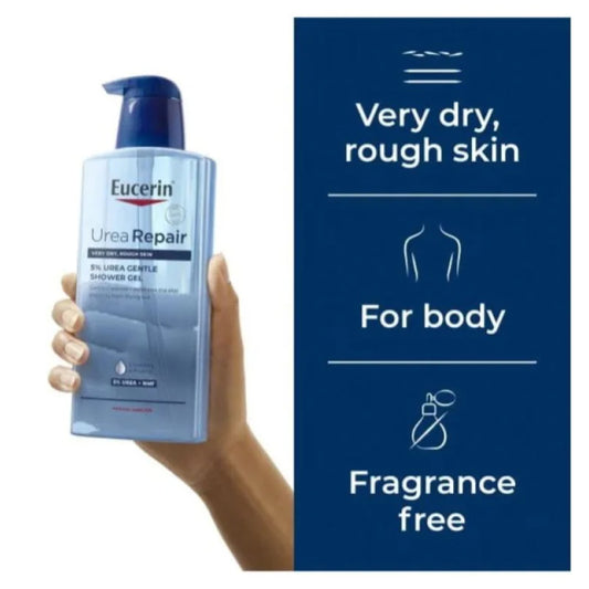 يوريا %5 ريبير جل إستحمام لطيف للبشرة الخشنة وشديدة الجفاف 400 مل من يوسرين |  صيدلية.كوم.