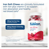 Bariatric Fusion Iron Easy Chew Cherry Flavor 48g