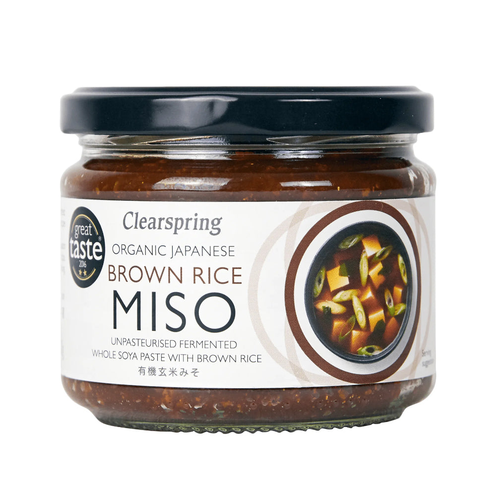 معجون ميسو الأرز البني عضوي غير مبستر 300 جم كليرسبرنج |  صيدلية.كوم.