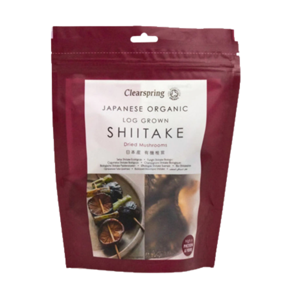 فطر شيتاكي ياباني عضوي مجفف 40 جم من كليرسبرنج |  صيدلية.كوم.