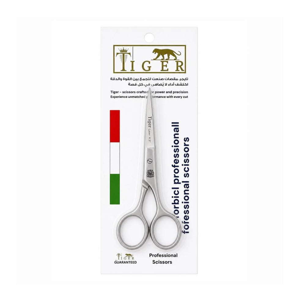 Tiger Laser Professional Hair Scissors TR670 Steel for Mustache 4.5 mm