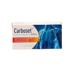 Carboset 600 mg 50 tablets