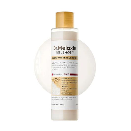 Dr. Melaxin Rice Bran Toner for Brightening and Moisturizing Skin 200ml