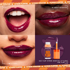 NYX Intensely Plumping Lip Gloss in Pure Plump color
