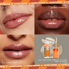 NYX Intensive Lip Gloss with Lip Plumping Formula in Quazy Silver