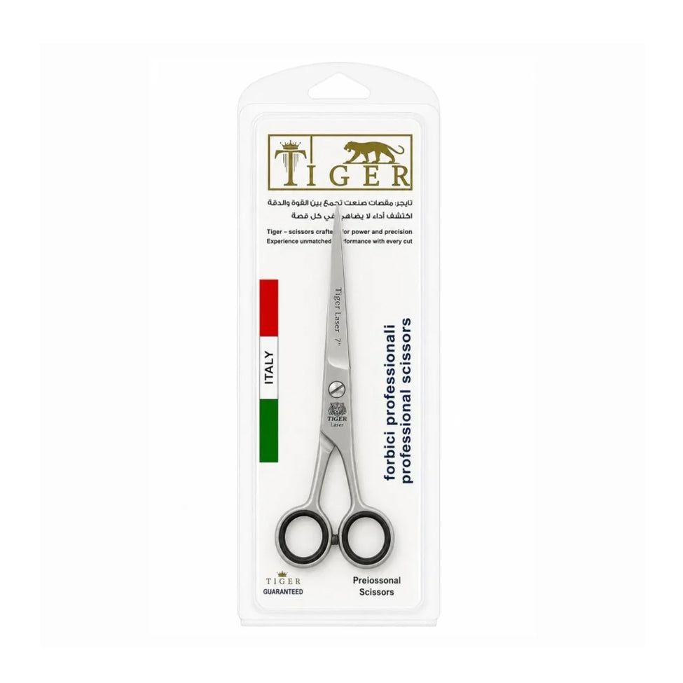 Tiger Laser Professional Steel Hair Scissors TR649 Hand Support Rest 6.50 mm