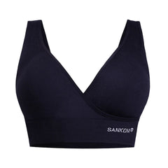 حمالة صدر من القطن العضوي الحاصل على براءة اختراع باللون الأسود من سانكوم |  صيدلية.كوم.