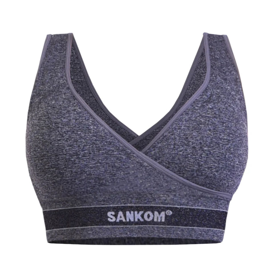 حمالة صدر رياضية حاصلة على براءة اختراع باللون الرمادي من سانكوم |  صيدلية.كوم.