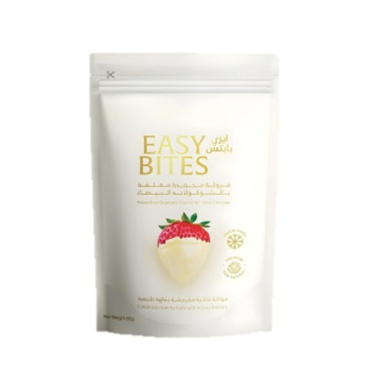 Easy Bites Chocolate Strawberry White 70g