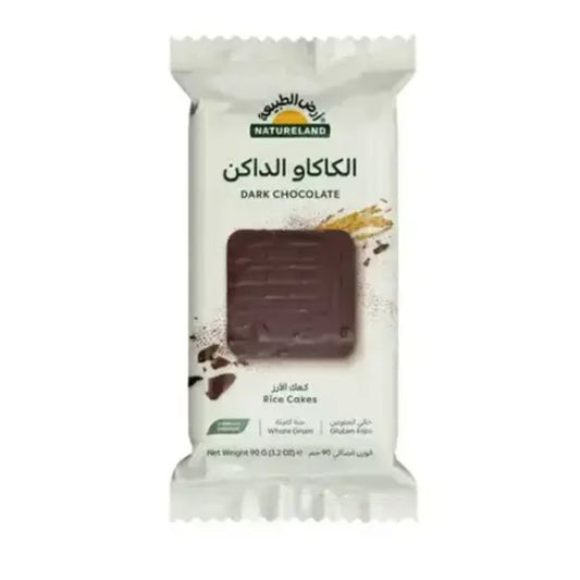 Natureland Rice Cakes Dark Cocoa 90g