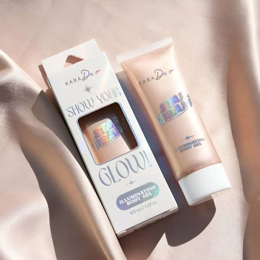 Kara Duo Liquid Highlighter For Body And Face And Legs Cosmic Shine Gold