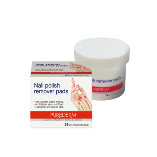 Purederm nail polish remover pads