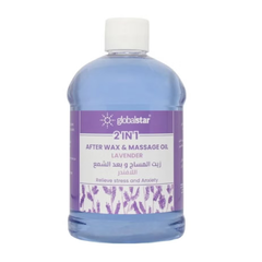 Global star massage oil with lavender fragrance 500 ml