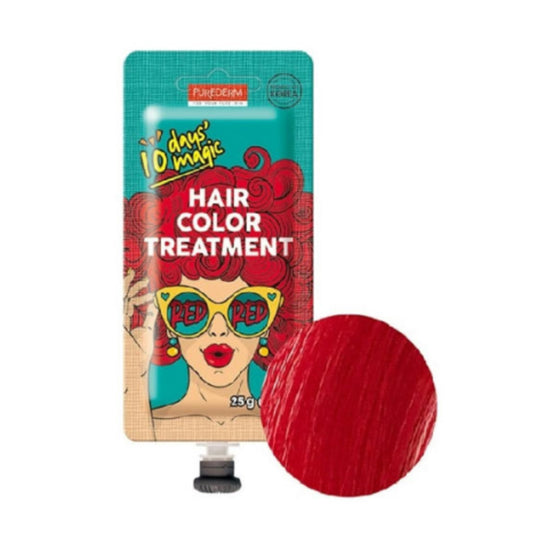 Purederm Magic Temporary Hair Dye Red 25 g