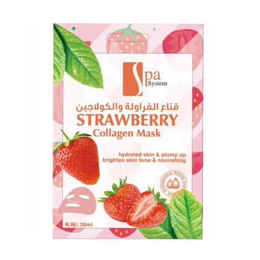 Spa System Strawberry & Collagen Face Mask 28 ml