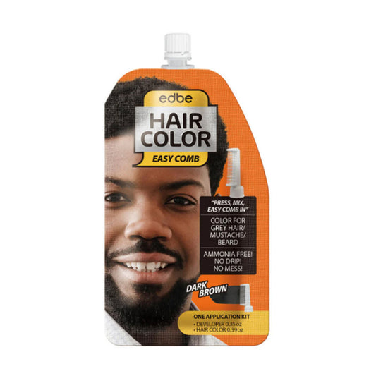 Edbe Hair Color Easy Comb Dark Brown