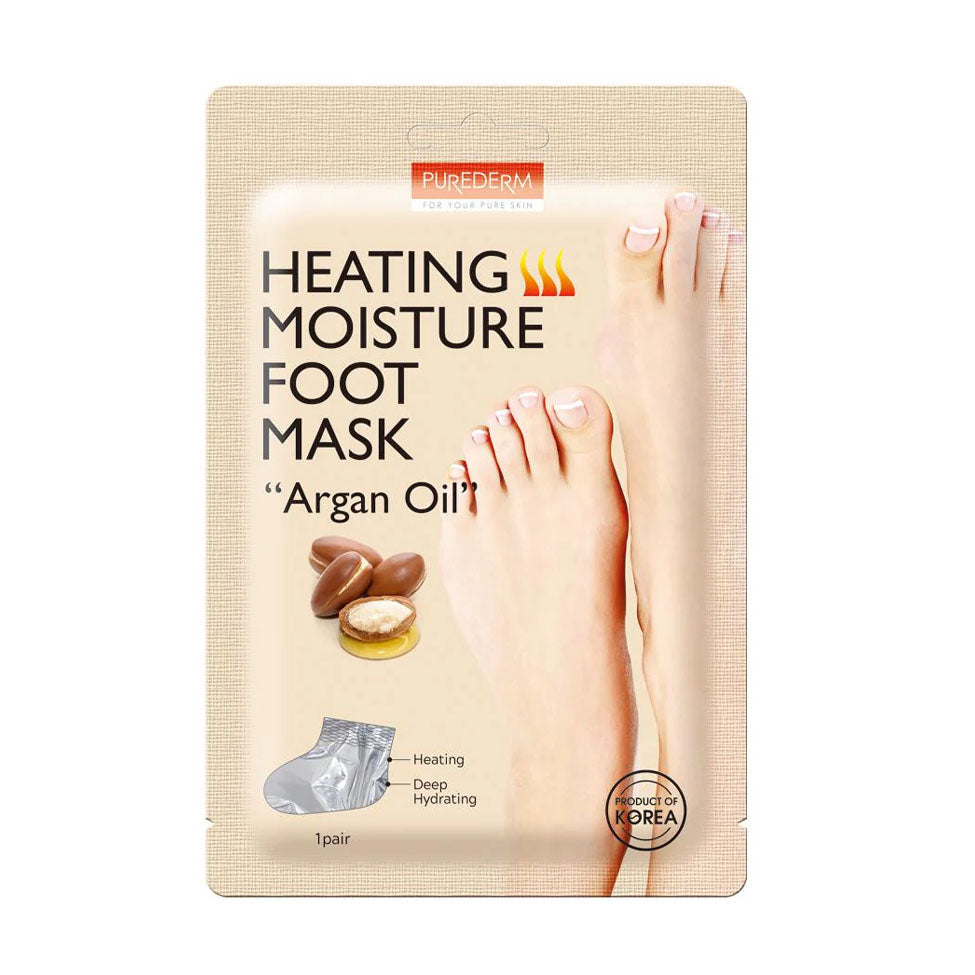 Purederm Heating Moisture Foot Mask Argan Oil