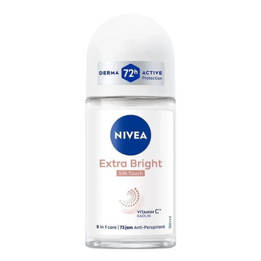 NIVEA Extra Bright Silk Touch Roll-On Deodorant 50 ml