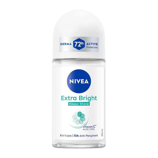 NIVEA Extra Bright Happy Shave Roll-On Deodorant 50 ml