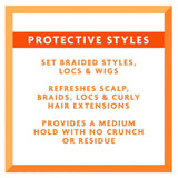 Cantu Protective Style Setting Foam Hair Mousse 237 ml