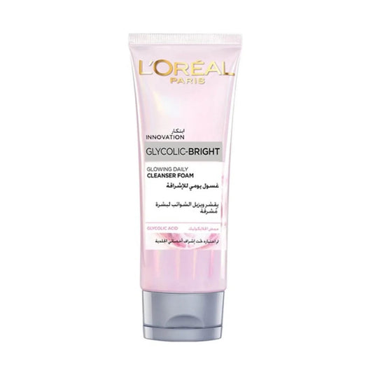 Loreal Glycolic Bright Face Wash for Radiant Skin 100 ml