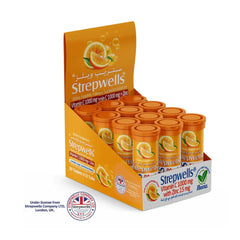 Strepwells Vitamin C 1000 mg with Zinc 20 Tablets