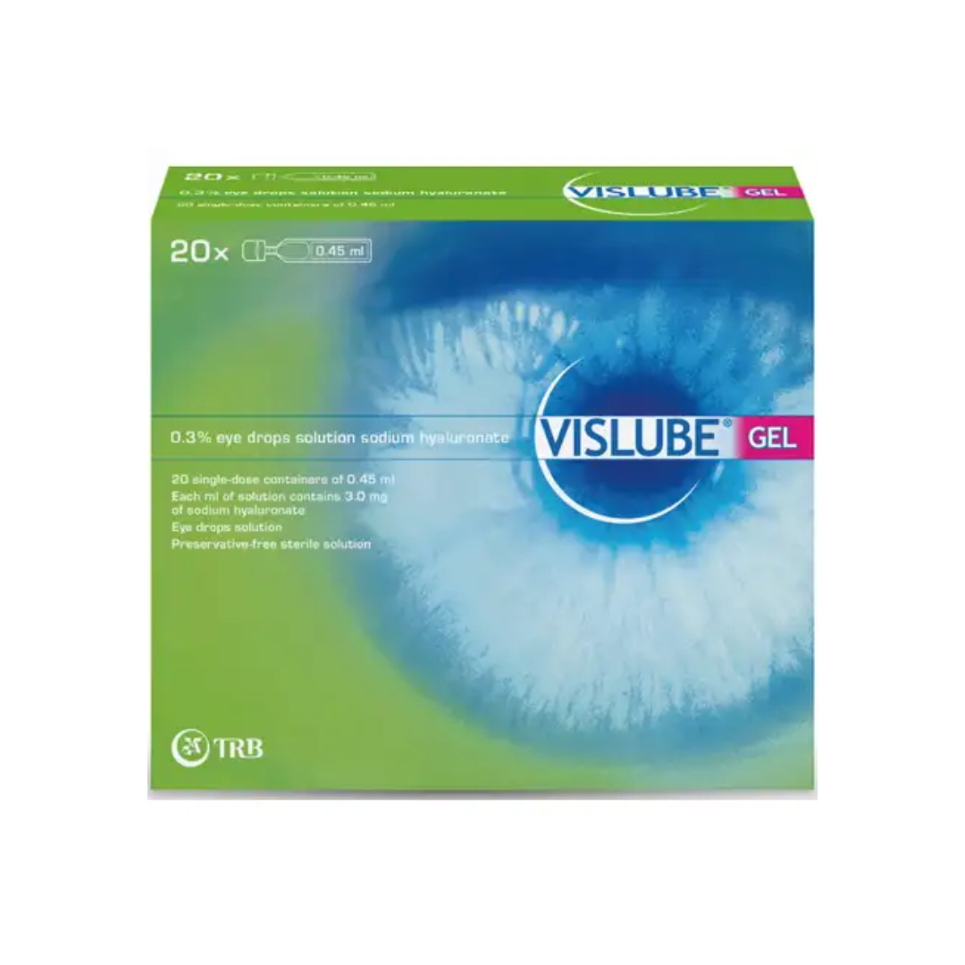 Vislube Eye Gel 20 Dose 0.45 ml