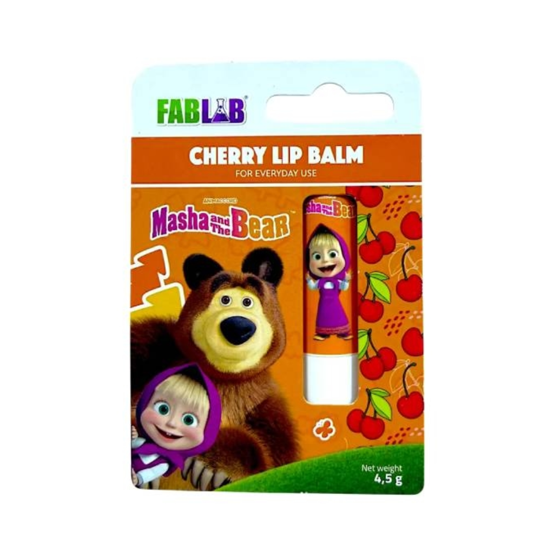 ديزني مرطب شفاه للأطفال فاب لاب ماشا بالكرز 4.5 جرام |  صيدلية.كوم.