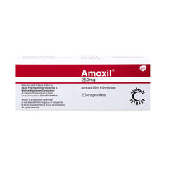 Amoxicillin 250 mg 20 Capsules